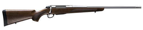 Tikka JRTXA77022MT T3x Hunter Full Size 7mm Rem 3+1 22.40" Matte Stainless Fluted Threaded Barrel, Matte Drilled & Tapped Stainless Steel Receiver, Fixed Oiled Walnut Wood Stock, Right Hand           