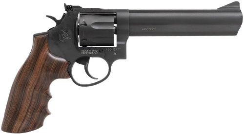 Taurus 2-660061-HWD1 66  Medium Frame 357 Mag 7rd 6" Matte Black Oxide Cylinder/Frame/Barrel Wood Grip Transfer Bar Safety                                                                              