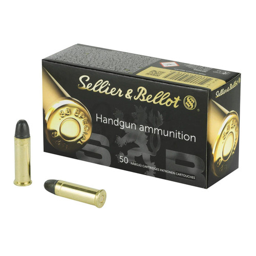 Sellier & Bellot Pistol & Revolver Ammo .38 Special 158 gr LRN 50/Box Sellier & Bellot Pistol & Revolver Ammo .38 Special 158 gr LRN 50/Box