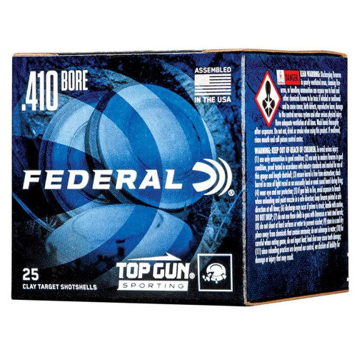 Federal Top Gun Sporting Shotshells .410 2-1/2" 1/2 oz 1330 fps 8 25/ct