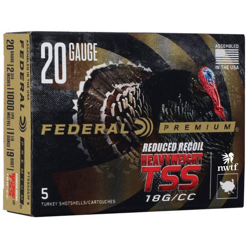 Premium Turkey Heavyweight TSS 20 ga 2-3/4" 1-1-1/8oz 9 1000 fps 5/ct