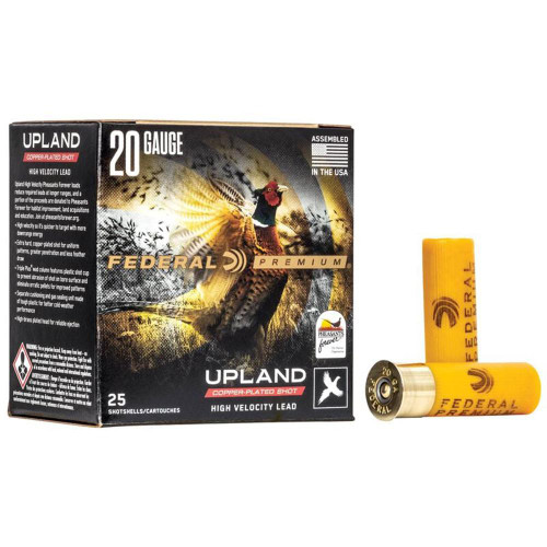 Federal Premium Wing-Shok Pheasants Forever High Velocity - 20ga 2-3/4" 1oz. 5-Shot 25/Box