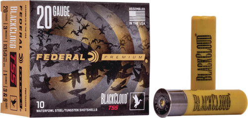 Federal Black Cloud TSS Shotshell 20ga 3.5" 1 5/8 oz 3 FS & 9 TSS 10/ct