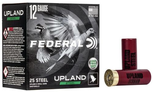 Federal Upland Steel Shotshell 12 ga 2-3/4" 1oz 1400 fps 7.5 25/ct