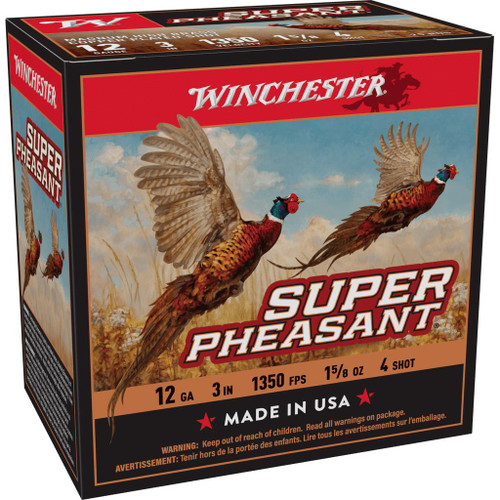 Winchester Super-X Super Pheasant Shotshells 12 ga 3" 1-5/8 oz 1450 fps 4 25/ct