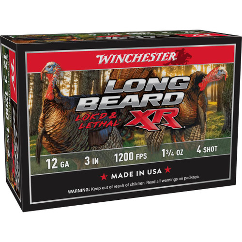 Winchester Long Beard XR Shotshells 3" 1-3/4 oz 4 10/ct