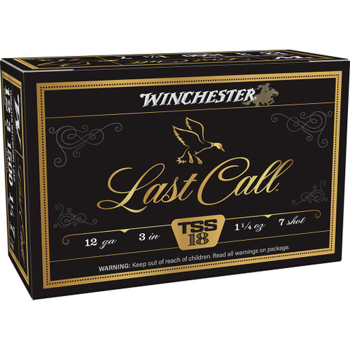Winchester Last Call Waterfowl TSS Shotshells 12ga 3" 1-1/4oz 1500fps 9 10/ct