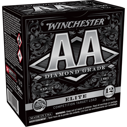 Winchester AA Diamond Grade Shotshells 12 ga 2-3/4" 1oz  1350 fps 7.5 25/ct