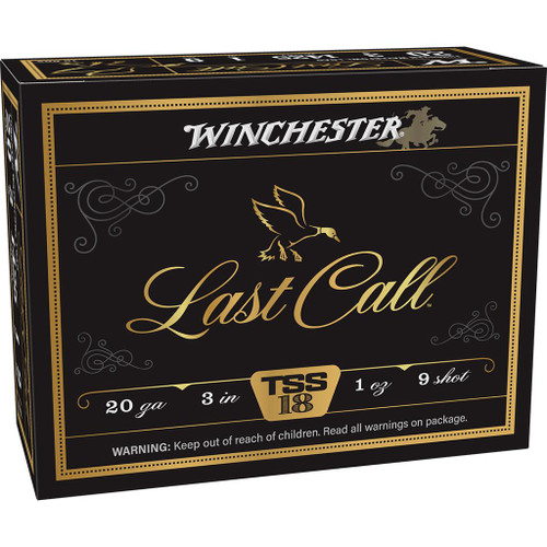 Winchester Last Call Waterfowl TSS Shotshells 20ga 3" 1oz 1425fps 9 10/ct