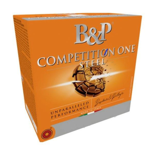 B&P Competition One Steel Shot Shotshells 12ga 2-3/4" 1oz 1375 fps 7.5 25/ct
