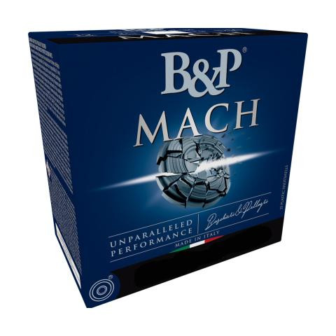 B&P Mach Professional Handicap Shotshells 12ga 2-3/4 In 1-1/8 oz 8 1300 fps 25/ct