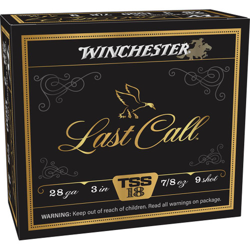 Winchester Last Call Waterfowl TSS Shotshells 28ga 3"7/8oz 1550fps 7 10/ct