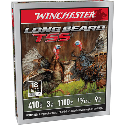 Winchester Long Beard TSS Shotshells 410ga 3" 13/16oz 1100 fps 9 5/ct