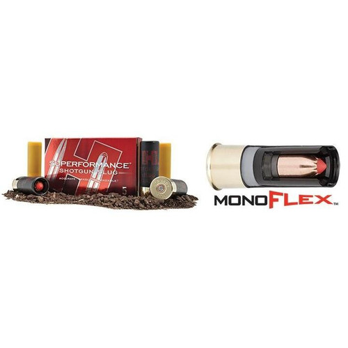 Hornady Superformance 12 ga 2 3/4" 300 gr Slug 1950 fps - 5/ct Hornady Superformance 12 ga 2 3/4" 300 gr Slug 1950 fps - 5/ct
