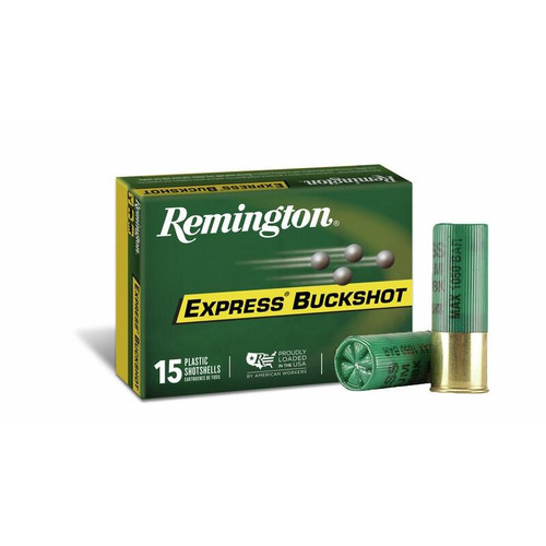 Remington Express Buckshot Shotgun Ammo 12 ga 2-3/4 in 00 Buck 1325 fps 15/ct