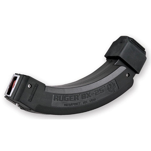 Ruger BX-25 Molded Together Rifle Magazine Black for 10/22 .22LR 25/rds 2/ct Ruger BX-25 Molded Together Rifle Magazine Black for 10/22 .22LR 25/rds 2/ct