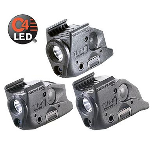 Streamlight TLR-6 Rail Mount - For Use with Springfield Armory XD XD(M) and XD MOD.2 - Rail-Mounted Tactical Light With Integrated Red Aiming Laser