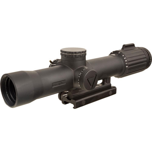 Trijicon VCOG 1-8x28 Riflescope FFP Red MRAD Crosshair Dot Reticle Illuminated Black with Thumbscrew Mount Trijicon VCOG 1-8x28 Riflescope FFP Red MRAD Crosshair Dot Reticle Illuminated Black with Thumbscrew Mount