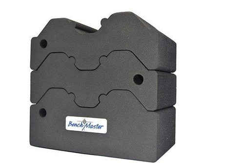 Benchmaster Weapon Rack Adjustable 3 Piece Bench Block Benchmaster Weapon Rack Adjustable 3 Piece Bench Block