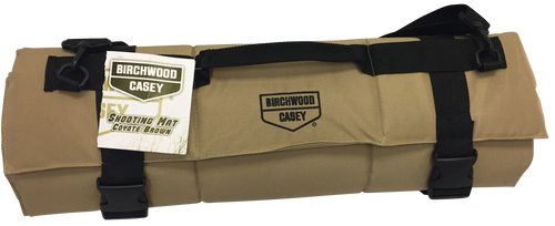 Birchwood Casey Shooting Mat Coyote Brown 84" x 27"                                                                                                                                               