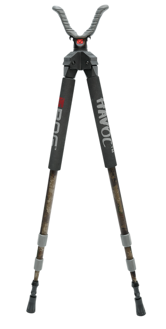 Bog-Pod Havoc Bipod, Veil Alpine Green Finished Aluminum with Foam Grip, Rubber Feet, 360 Degree Pan, Quick-Change System & 21-50" Vertical Adjustment Bog-Pod Havoc Bipod, Veil Alpine Green Finished Aluminum with Foam Grip, Rubber Feet, 360 Degree Pan, Quick-Change System & 21-50" Vertical Adjustment