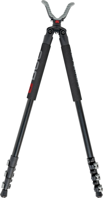 Bog-Pod Adrenaline Bipod, Black Aluminum with Foam Grip & Spiked Feet, USR Yoke, 360 Degree Rotation, 21-71" Vertical Adj. Bog-Pod Adrenaline Bipod, Black Aluminum with Foam Grip & Spiked Feet, USR Yoke, 360 Degree Rotation, 21-71" Vertical Adj.