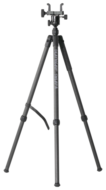 Bog-Pod DeathGrip Sherpa Tripod with Removable Center Post Black/Carbon Fiber Legs Rubber with Removeable Spike Bog-Pod DeathGrip Sherpa Tripod with Removable Center Post Black/Carbon Fiber Legs Rubber with Removeable Spike