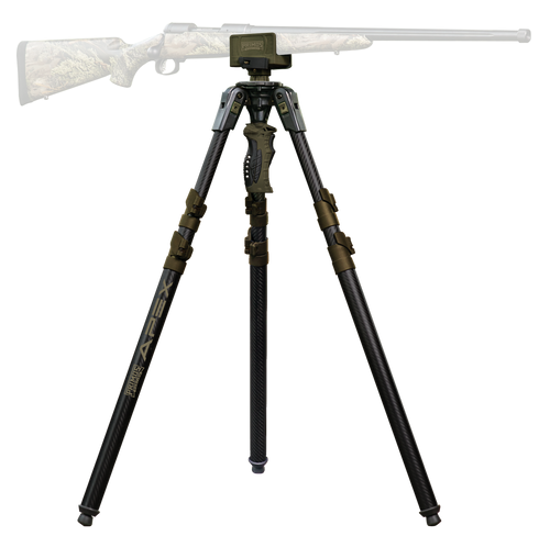 Primos Trigger Stick Apex Tripod made of Aluminum with Carbon Fiber/Flat Dark Earth Accent Finish, 28"-62" Vertical Adjustment & Rubber Feet Primos Trigger Stick Apex Tripod made of Aluminum with Carbon Fiber/Flat Dark Earth Accent Finish, 28"-62" Vertical Adjustment & Rubber Feet