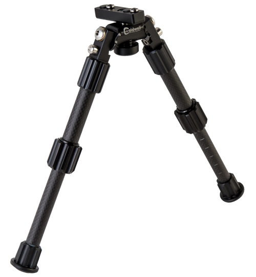 Caldwell Accumax Premium M-Lok/Key Mod Bipod 6-9" Black Carbon Fiber                                                                                                                            