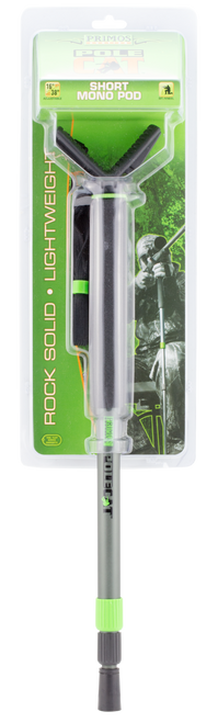 Primos Pole Cat MONOPOD Shooting Stick, Short, Black Aluminum, 16-38" Primos Pole Cat MONOPOD Shooting Stick, Short, Black Aluminum, 16-38"