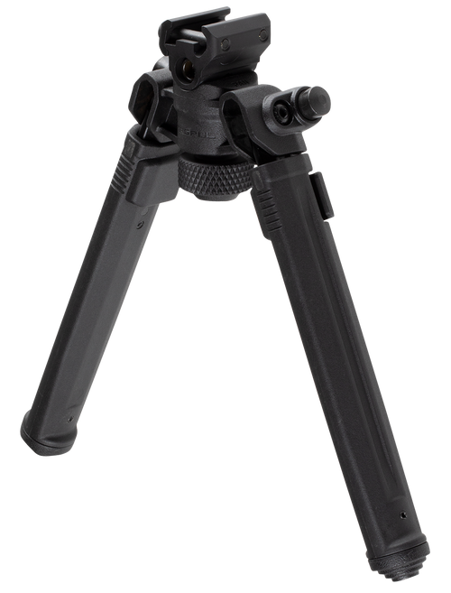Magpul Bipod 1913 Picatinny Rail Attachment, Black Mil-Spec Anodized Aluminum, 6.80-10.30" Vertical Adjustment, Rubber Feet for AR-Platform                                                 