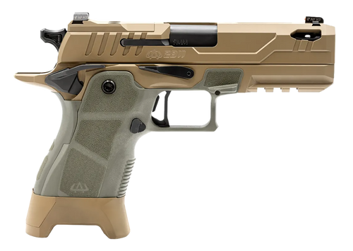 Oa Defense 2311 Compact Pro Plus Kit 9x19 17rd 4.25" Black DLC Ported Barrel High Desert Sage Optic Ready