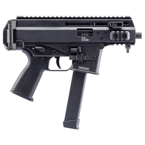 B&T APC9K Pro Handgun 9mm Luger 30rd Magazine 4.3" Barrel Black with Glock Lower