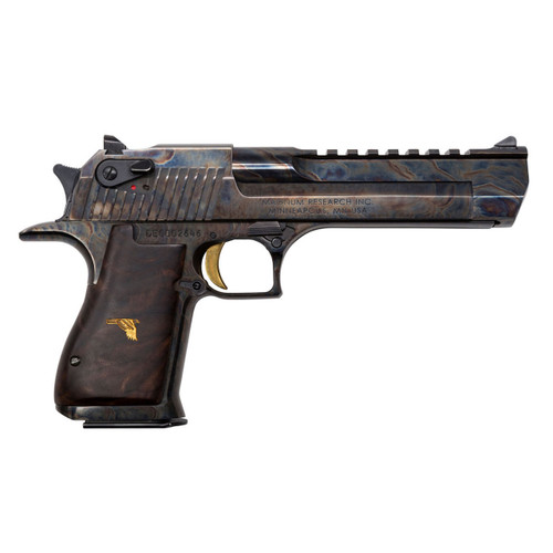 Magnum Research Case Hardened Desert Eagle Mark XIX Handgun .357 Magnum 9rd Magazine 6" Barrel Walnut Grips Magnum Research Case Hardened Desert Eagle Mark XIX Handgun .357 Magnum 9rd Magazine 6" Barrel Walnut Grips