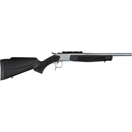 CVA Scout TD Rifle 35 Whelan Single Shot 25" Threaded Barrel Stainless Steel and Black with Muzzle Brake