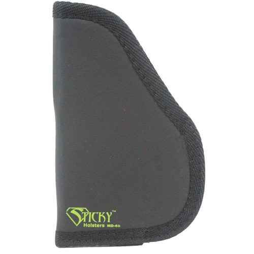 Sticky Holsters Gen 1 Medium Sticky Pocket Holster for 3.8" Sub-Compact�Medium Frame Double Stack Autos with Laser Black Ambi