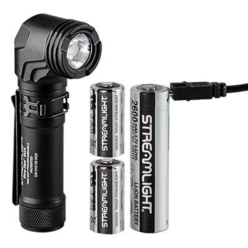 Streamlight Protac 90 X USB/Protac 90 X Black with Two CR123A Lithium Batteries and Holster 1000 Lumens Streamlight Protac 90 X USB/Protac 90 X Black with Two CR123A Lithium Batteries and Holster 1000 Lumens