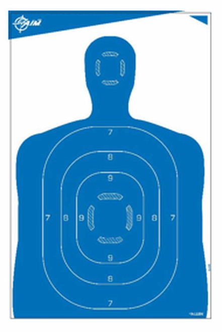 Allen EZ AIM Blue Silhouette Paper Targets 23"x35"- 4/ct Allen EZ AIM Blue Silhouette Paper Targets 23"x35"- 4/ct
