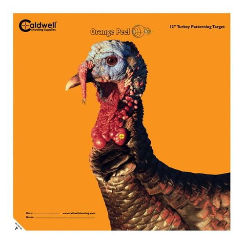 Caldwell Target Orange Peel Turkey Target 12" Orange and Black 5 Pack Caldwell Target Orange Peel Turkey Target 12" Orange and Black 5 Pack