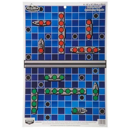 Birchwood Casey Dirty Bird Battle at Sea Game Target - 12" X 18" 8/Pack Birchwood Casey Dirty Bird Battle at Sea Game Target - 12" X 18" 8/Pack
