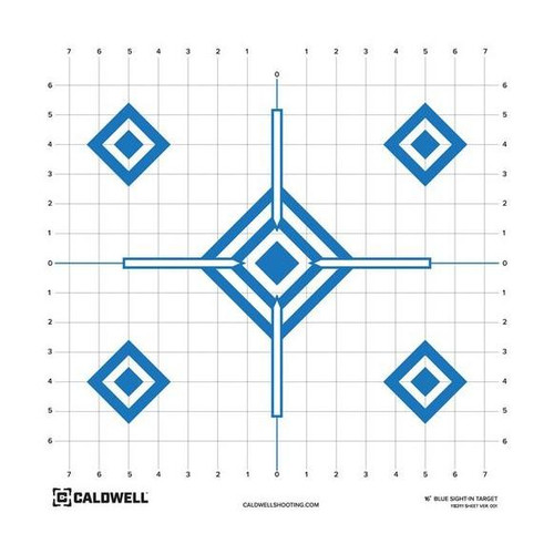 Caldwell Paper Target 16" Sight In Blue 10/ct Caldwell Paper Target 16" Sight In Blue 10/ct
