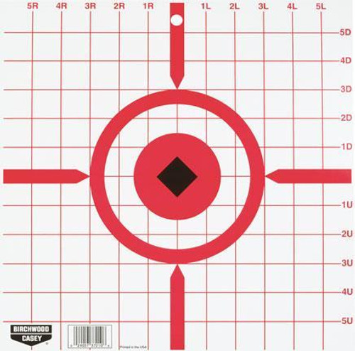 Birchwood Casey Rigid Paper Crosshair Sight-In Target - 12" 10/Pack Birchwood Casey Rigid Paper Crosshair Sight-In Target - 12" 10/Pack