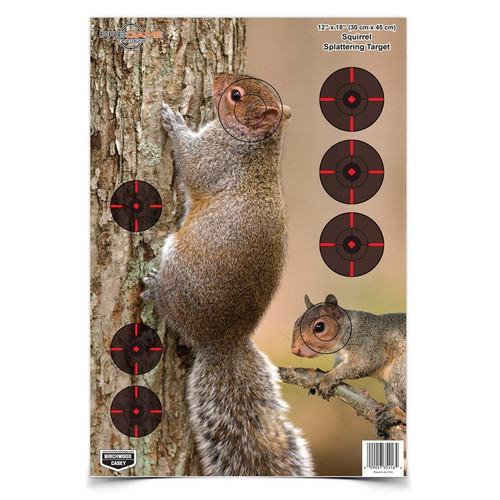 Birchwood Casey Pregame Target - 12"x18" Squirrel 8 Pack Birchwood Casey Pregame Target - 12"x18" Squirrel 8 Pack
