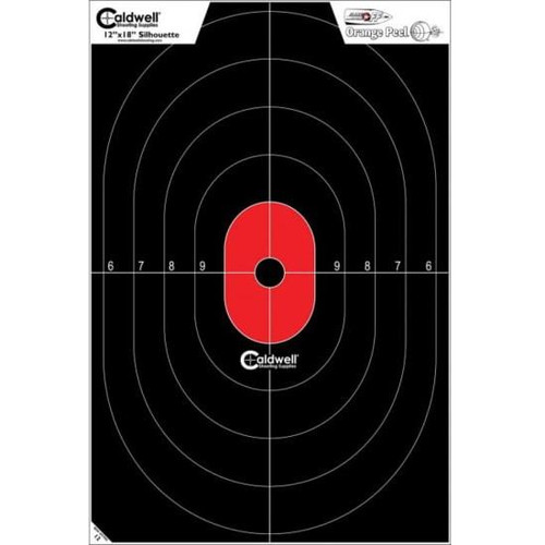 Caldwell Silhouette Center Mass Target Orange and Black 8 Pack Caldwell Silhouette Center Mass Target Orange and Black 8 Pack