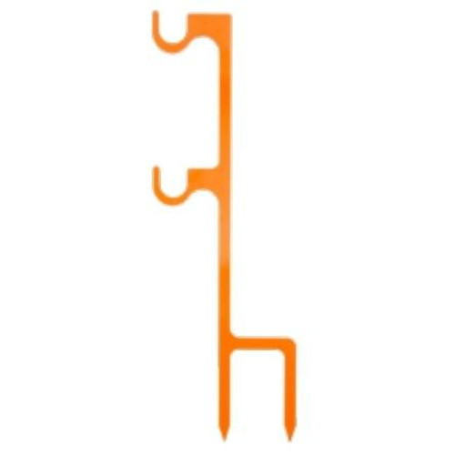 Champion Impact Steel Double Target Hanger 1/4" Orange Champion Impact Steel Double Target Hanger 1/4" Orange