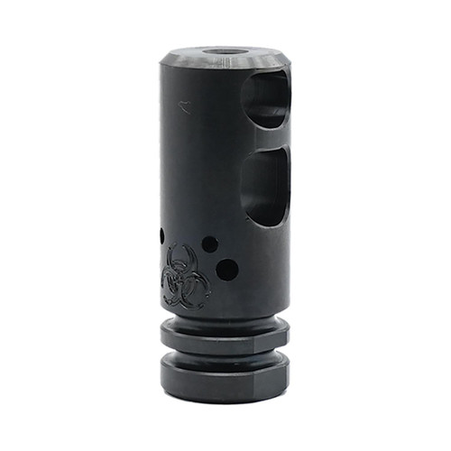 Black Rain Ordnance Round Competition Compensator - Black Black Rain Ordnance Round Competition Compensator - Black