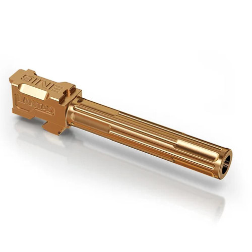 Lantac 9ine G17 Fluted Handgun Barrel Non Threaded Bronze