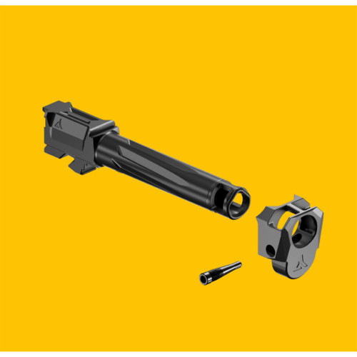 Radian Afterburner and Ramjet Micro Compensator and Ported Handgun Barrel for Glock G43x Black