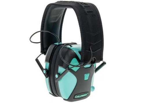 Caldwell E-Max Pro 23db Electronic Earmuffs-Aqua Caldwell E-Max Pro 23db Electronic Earmuffs-Aqua