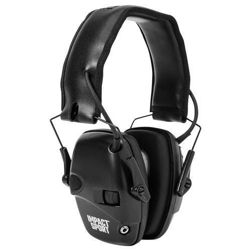 Howard Leight Impact Sport Electronic Earmuff 22dB Black Howard Leight Impact Sport Electronic Earmuff 22dB Black